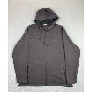 RedHead Hoodie Mens XL Brown Full Zip Fleece Lined Logo Sweatshirt Bass Pro